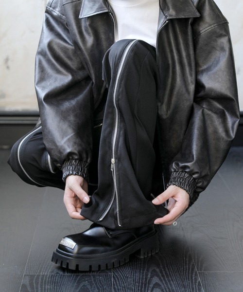 パンツ 「FVLMEN」zip design relax Pants/ジップデザイン