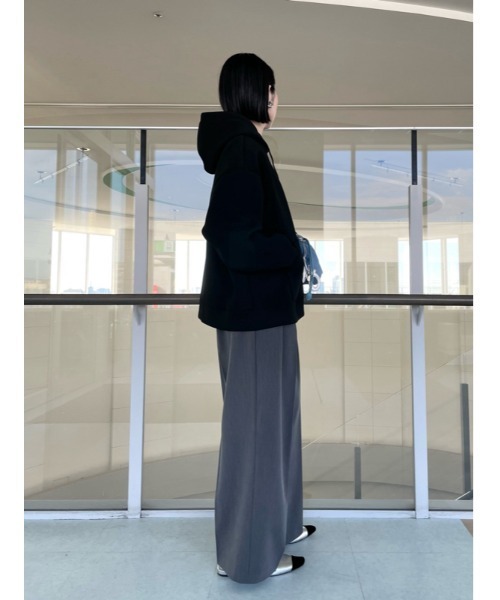 Mila Owen スラックス パンツ コンフォートタックワイドパンツ
