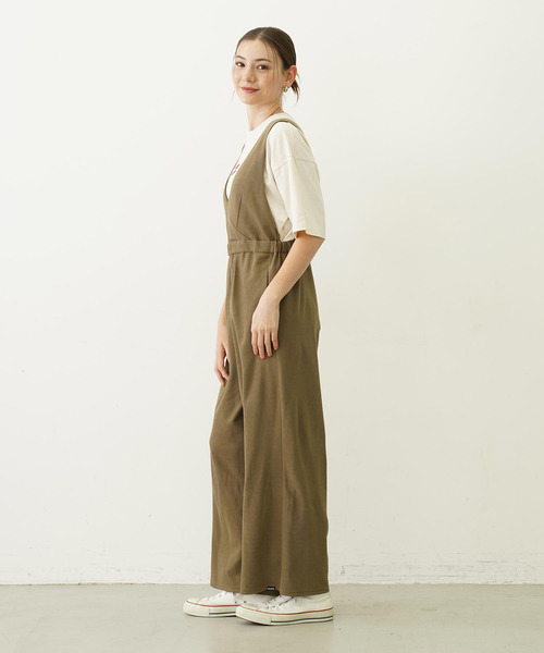 MILKFED.（ミルクフェド） サロペット オーバーオール V NECK ALL IN