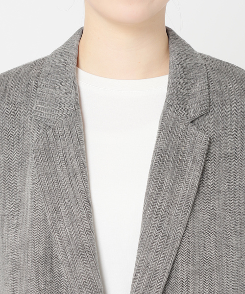 Spick & Span」 テーラードジャケット 36 グレー レディース セール