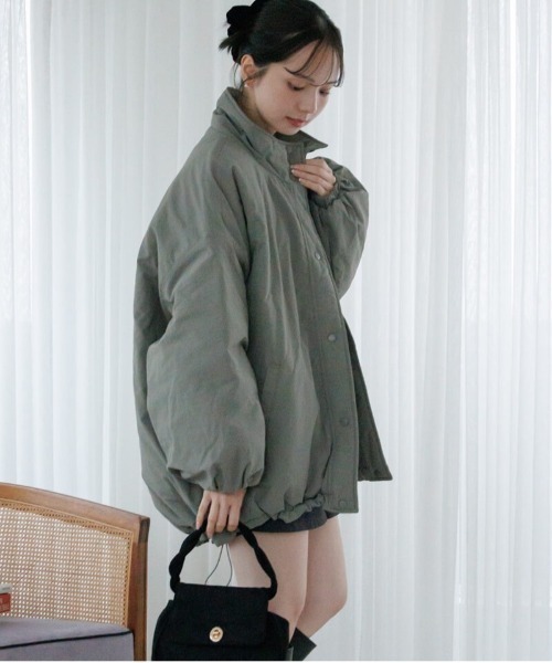 flower ブルゾン ジャンバー ユースフルナイロンコート レディース