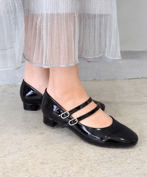 byあしながおじさん パンプス クロスストラップパンプス 8750439