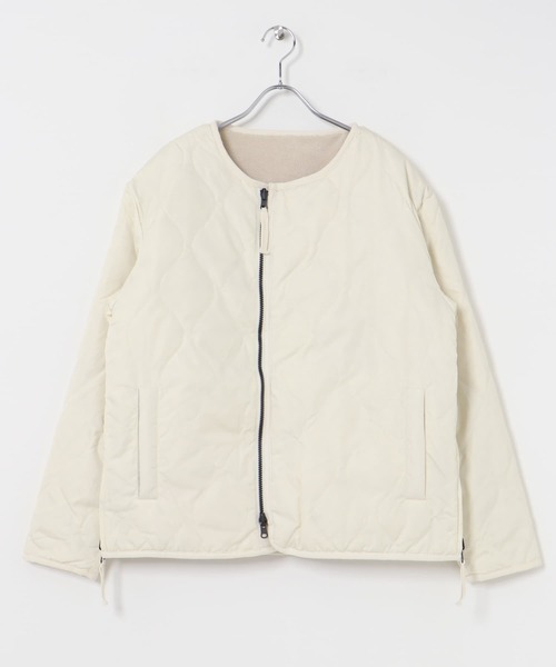 「TAION」 ダウンジャケット MEDIUM ベージュ系その他 レディース_画像2