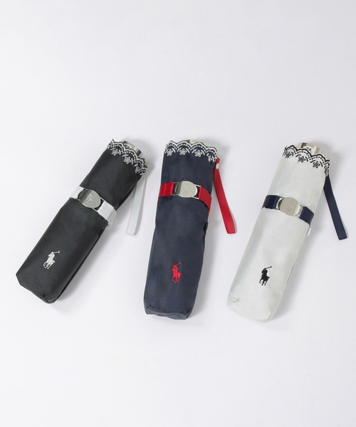 POLO RALPH LAUREN 軽量折り畳み傘【新品】 POLO RALPH LAUREN 折りたたみ傘 「WEB限定」遮光100 晴雨兼用