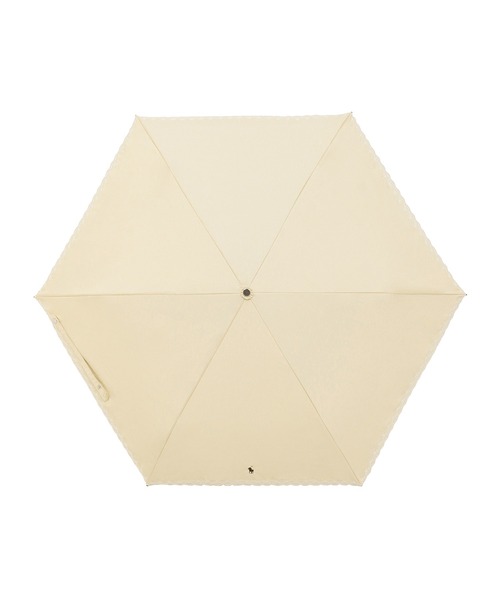 専用！新品、ポロ、ベージュ、ロゴ刺繍、軽量、一級遮光、晴雨兼用折り畳傘 日傘】ポロ ラルフ ローレン (POLO RALPH LAUREN) PPロゴ刺繍