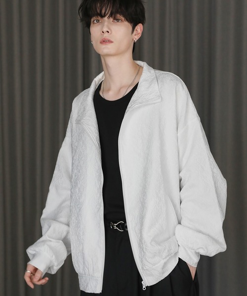 ASTRONOMY コート ジャケット 総柄ジャガードトラックジャケット