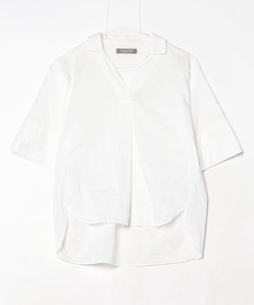 UNITED ARROWS 半袖シャツ ホワイト UNITED ARROWS 「UNITED ARROWS」 半袖シャツ - ホワイト