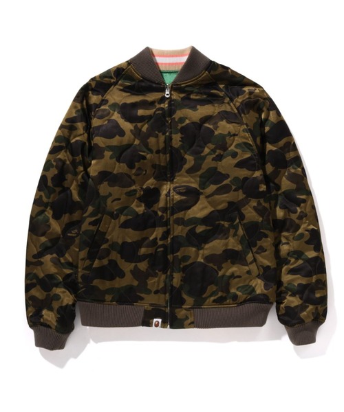 A BATHING APE スカジャン JAPANESE PEONY EMBROIDERY