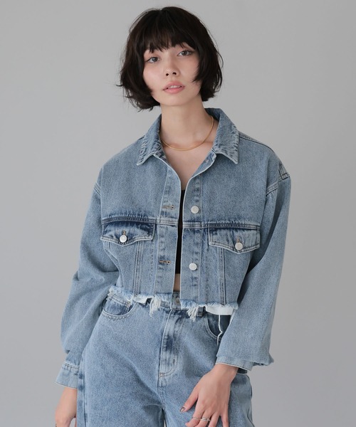 soerte デニムセットアップ soerte｜ソエルテのデニムジャケット通販 - ZOZOTOWN