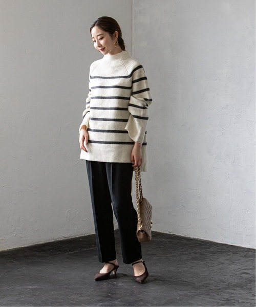 「NOBLE」 ドルマンスリーブニット FREE オフホワイト レディース_画像2