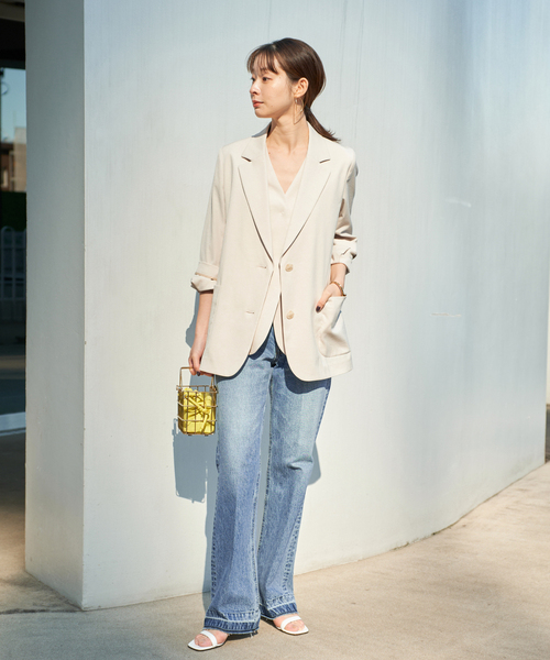 plage sandy linenジレ　美品 sandy linen ジレ（ジレ）｜Plage（プラージュ）の通販