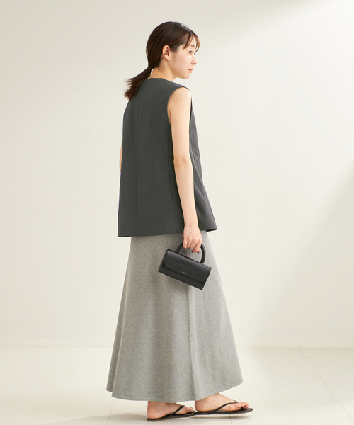noriちゃん　Plage プラージュ リネンベスト 麻 ジレ plage｜sandy linen ジレ | Rakuten Fashion(楽天ファッション