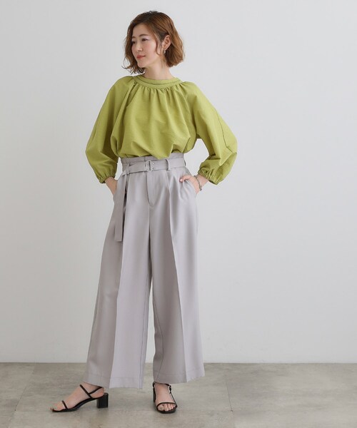 GROVE ブラウス grove ブラウス シャツ 涼やかさと上品さを兼ね備えた レース