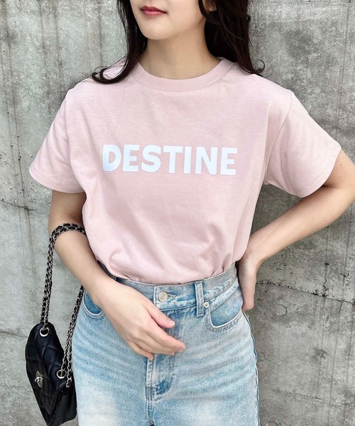 INGNI tシャツ ロゴプリントTシャツ レディース メンズ