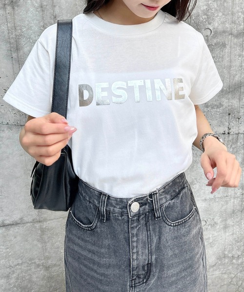 INGNI Tシャツ INGNI tシャツ ロゴプリントTシャツ レディース メンズ