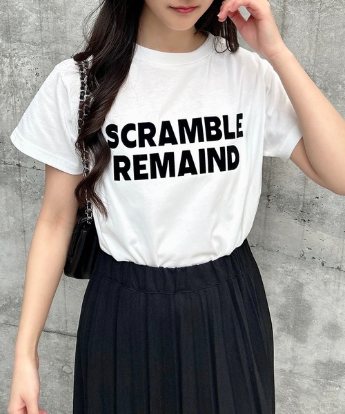 INGNI tシャツ ロゴプリントTシャツ レディース メンズ