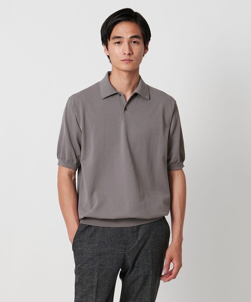 UNITED ARROWS ポロシャツ ショートスリーブ ニットポロシャツ