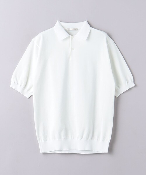 新品未使用 ユナイテッドアローズ COZY ポンチポロシャツ ホワイト Mサイズ UNITED ARROWS ポロシャツ ポンチ UA COZY -抗菌防臭・接触冷感