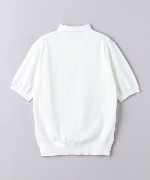 [2枚] UNITED ARROWS Cozy ニットポロ ブラック L UNITED ARROWS ポロシャツ ショートスリーブ ニットポロシャツ