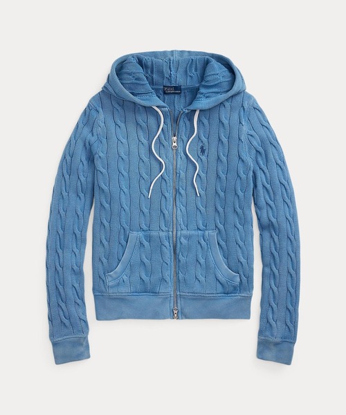 ポロラルフローレン POLO RALPH LAUREN ニット パーカー ロング