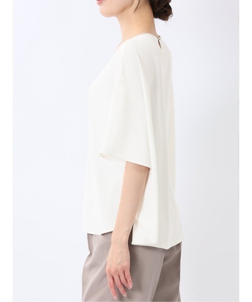 m.f.editorial ブラウス シャツ 「ストレッチ ウォッシャブル