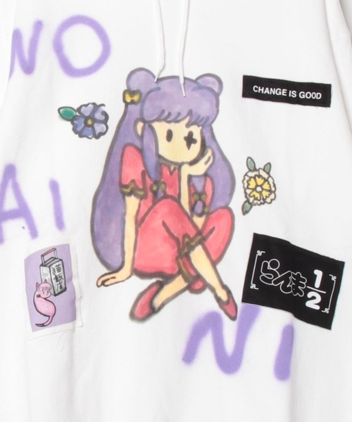 ROYAL FLASH パーカー 「guernika×らんま1/2」らんま1/2 Paint