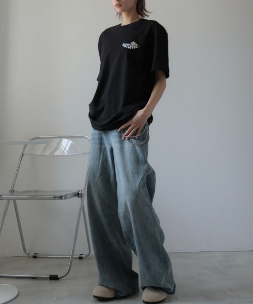 ULYSSES tシャツ 半袖 バックプリントデザインTシャツ レディース