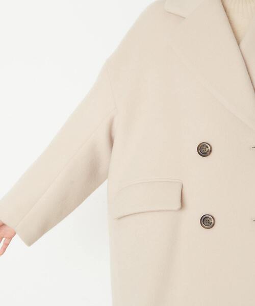 「TIARA」 チェスターコート FREE ブラック レディース_画像8