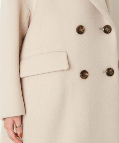 「TIARA」 チェスターコート FREE ブラック レディース_画像9