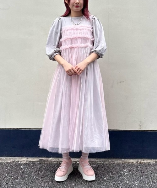 キャンディストリッパー ワンピース ドレス Candy Stripper ワンピース GATHERED TULLE LAYERED ドレス