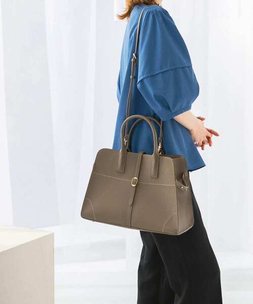 【貴重】CALEE☆トートバッグ trace tote L / co24sstt030 / D.Veal KIP leather – cornelian