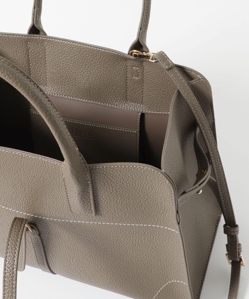 グレー トートバッグ 調節可能ストラップ TOD'S トッズ トートバッグ(2WAY仕様) ミニ グレージュ