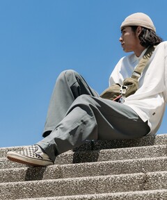 パンツ FREAK’S STORE/フリークスストア 速乾素材 リラックスフィット イージーパンツ リネン風 ホームケア/LINEN LIKE EAS