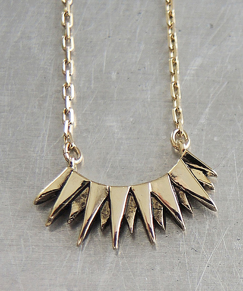 ネックレス 「SCALA/スカラ」SUN三角ネックレス/made in JAPAN（日本製） レディース | SCALA