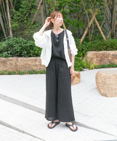 リネンライクレイヤードトップス　セットアップ ITEMS URBANRESEARCH ワンピース リネンライクセットアップ