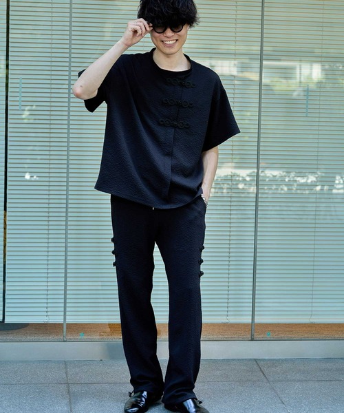 Nora Lily（ノラリリー） tシャツ 「Nora Lily」Melange China Crew