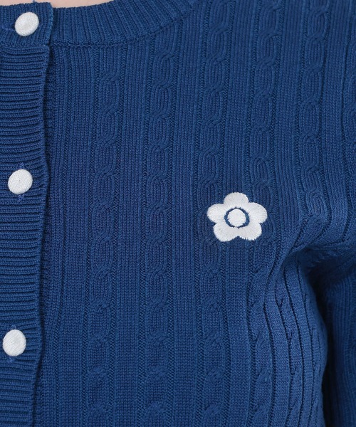 MARY QUANT 新品カーディガン　レディース新品カーディガン　Ｆサイズ MARY QUANT カーディガン マリークワント mary quant デイジー