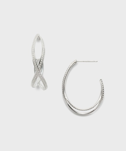 NOJESS ピアス NOJESS（ノジェス） ピアス シルバーフープピアス レディース
