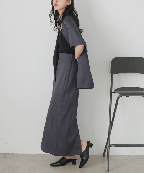 LIAN スカート リネンタッチナロースカート : ZOZOTOWN Yahoo!店