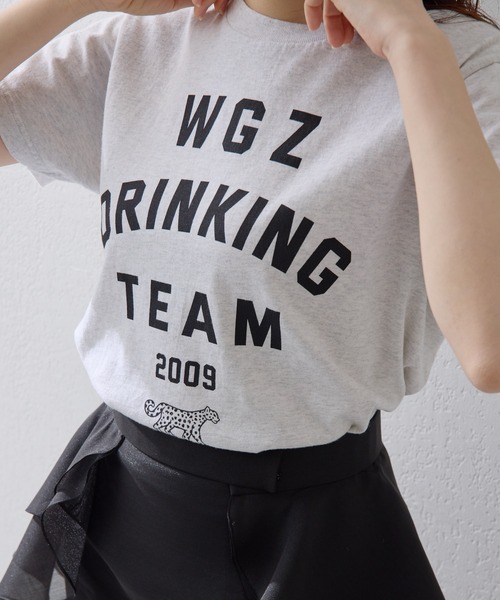 Whim Gazette tシャツ DRINKING TEE レディース : ZOZOTOWN