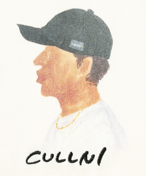 CULLNI tシャツ × LITTLE FUNNY FACE 「 Hat On I 」Logo