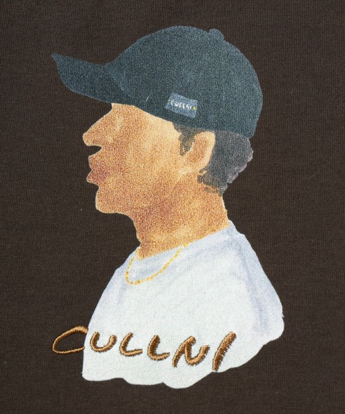CULLNI × LITTLE FUNNY FACE Tシャツ サイズ1 CULLNI tシャツ × LITTLE FUNNY FACE 「 Hat On I 」Logo