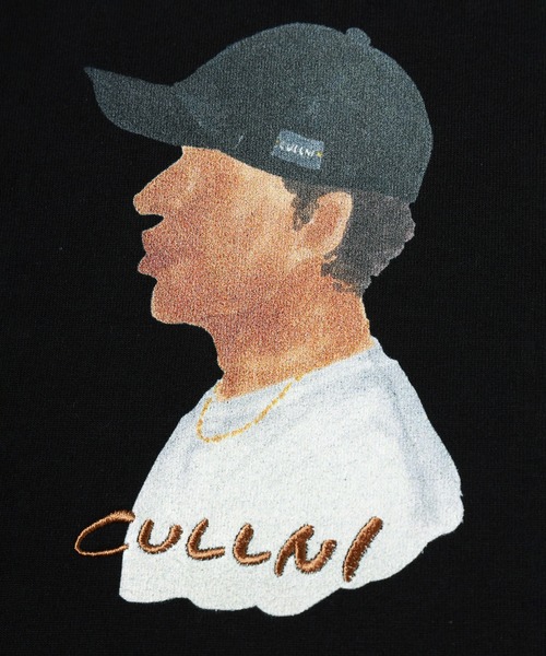 CULLNI tシャツ × LITTLE FUNNY FACE 「 Hat On I 」Logo