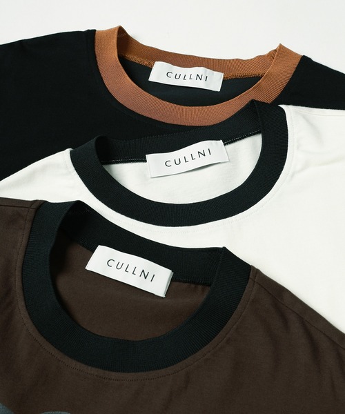 CULLNI × LITTLE FUNNY FACE Tシャツ サイズ1 CULLNI tシャツ × LITTLE FUNNY FACE 「 Hat On I 」Logo