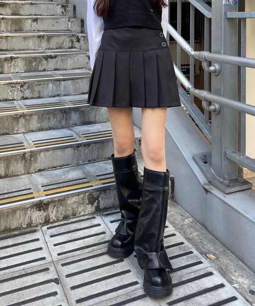 repipi armario（レピピアルマリオ） スカート チェックスソプリーツ