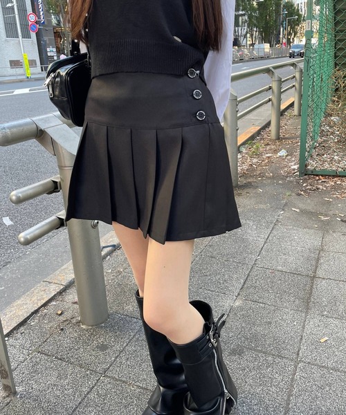 repipi armario（レピピアルマリオ） スカート チェックスソプリーツ