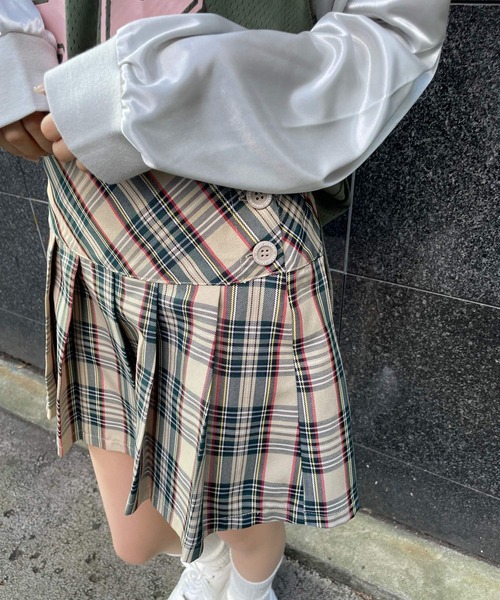 repipi armario（レピピアルマリオ） スカート チェックスソプリーツ