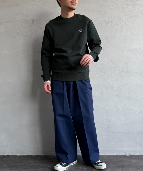fredperry クルーネックスウェット ネイビー S 楽天市場】フレッドペリー Fredperry スウェットシャツ