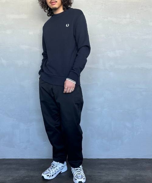 フレッドペリー　FREDPERRY トレーナー　男性M 女性L ブラック FRED PERRY トレーナー スウェット 「FRED PERRY/フレッドペリー