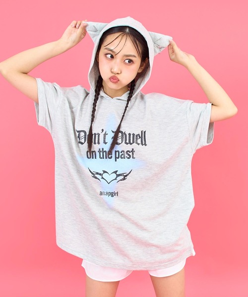 ANAP GiRL（アナップガール） パーカー ネコミミリング付 スーパー